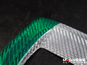 Alfa Romeo Giulia Shift Gate Trim Panel - Carbon Fiber - Pre '20 - Italian Theme - Feroce Carbon 